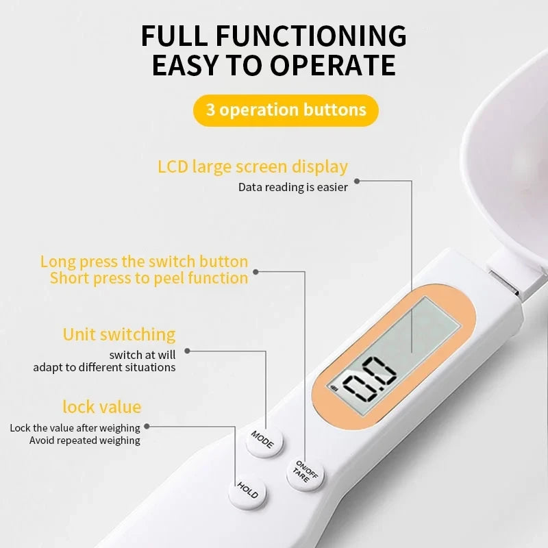 Digital Measuring Spoon & Kitchen Scale